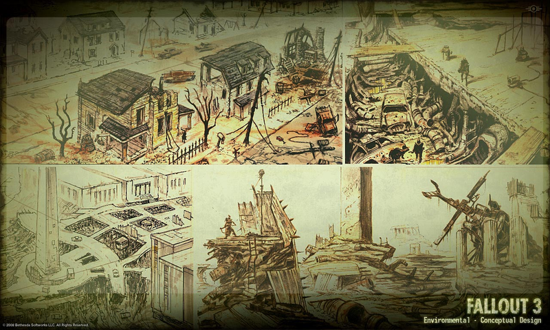 Illustration for article titled Duck, Then Cover, It's Some Fallout 3 Concept Art